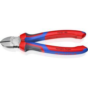 Knipex 70 02 180 SB Diagonal Cutters - Comfort Multi-Component Grip Knipex 70 02 180 SB Diagonal Cutters - Comfort Multi-Component Grip