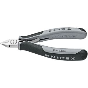 Knipex 77 72 115 ESD Diagonal Pliers - Electronics, Precise Cutting Knipex 77 72 115 ESD Diagonal Pliers - Electronics, Precise Cutting