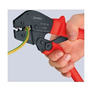 Knipex 97 52 05 SB Cable Crimper - High-Quality, Ergonomic, 30% Less Force Knipex 97 52 05 SB Cable Crimper - High-Quality, Ergonomic, 30% Less Force