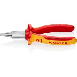 KNIPEX Chrome VDE-Insulated Round Nose Pliers - 160mm - Pliers KNIPEX Chrome VDE-Insulated Round Nose Pliers - 160mm - Pliers