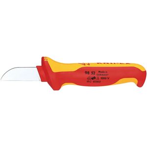 Knipex 98 52 Kabelmesser - Feste Klinge, VDE-geprüft, Ergonomischer Griff Knipex 98 52 Kabelmesser - Feste Klinge, VDE-geprüft, Ergonomischer Griff