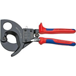 Knipex KPX9531280 Cable Shears Ratchet Action Multi-Component Grip 280mm - Cable Shears Knipex KPX9531280 Cable Shears Ratchet Action Multi-Component Grip 280mm - Cable Shears