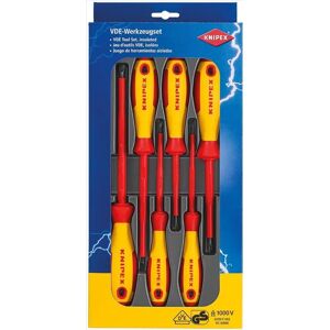 Knipex 00 20 12 V01 Insulated Screwdriver Set - VDE, 6 pcs Knipex 00 20 12 V01 Insulated Screwdriver Set - VDE, 6 pcs