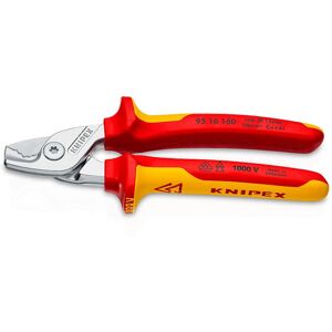 Knipex 95 16 160 Power Cable Cutter - Multi-Color Heavy Duty Shears Knipex 95 16 160 Power Cable Cutter - Multi-Color Heavy Duty Shears