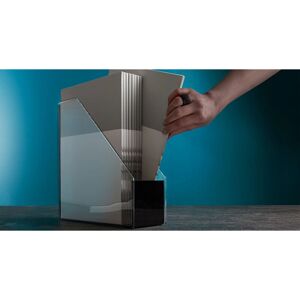 Wedo Model 60 1301 Acrylic Magazine Rack Black, Transparent - Magazine Rack Wedo Model 60 1301 Acrylic Magazine Rack Black, Transparent - Magazine Rack