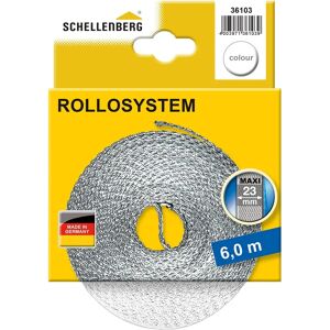 Cintura per persiane Schellenberg - Nylon, 6m, Bianco Cintura per persiane Schellenberg - Nylon, 6m, Bianco