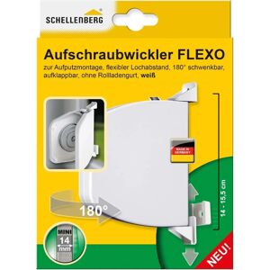 Schellenberg Flexo Screw-on Reel White - Roller Shutter Winder Schellenberg Flexo Screw-on Reel White - Roller Shutter Winder