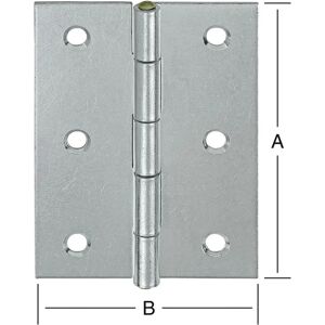 Vormann Modèle 000502090Z - Charnière en zinc bleu de largeur moyenne - Publicité Vormann Modèle 000502090Z - Charnière en zinc bleu de largeur moyenne - Publicité