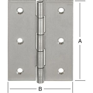 Vormann 100x72 RF Charnière en Inox - Publicité Vormann 100x72 RF Charnière en Inox - Publicité