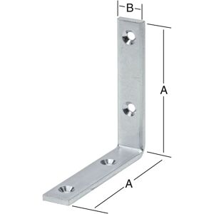 Vormann Support d'angle 140x20mm Zincé bleu - Support d'angle - Publicité Vormann Support d'angle 140x20mm Zincé bleu - Support d'angle - Publicité