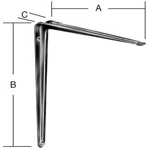 Support d'étagère en acier Vormann 300x350mm - Support d'étagère - Publicité Support d'étagère en acier Vormann 300x350mm - Support d'étagère - Publicité