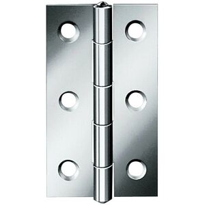 Vormann Cerniere - Zincato blu - 80mm x 41mm - 1,5mm di spessore - Acciaio Vormann Cerniere - Zincato blu - 80mm x 41mm - 1,5mm di spessore - Acciaio