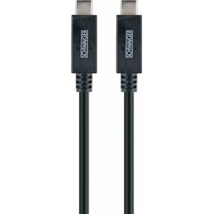 Câble USB LK 101 C de Schwaiger - 1m, Noir, USB 3.2 Gen 2 Câble USB LK 101 C de Schwaiger - 1m, Noir, USB 3.2 Gen 2