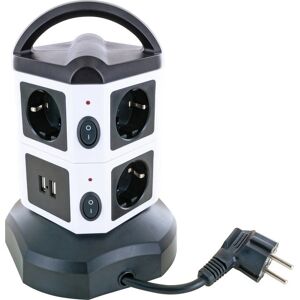 Schwaiger STDT2718 Multiprise - 7 prises, 2 USB, câble 1,8m Schwaiger STDT2718 Multiprise - 7 prises, 2 USB, câble 1,8m