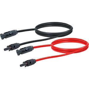 SCHWAIGER Kabel, Solar, 2 m - schwarz rot SCHWAIGER Kabel, Solar, 2 m - schwarz rot