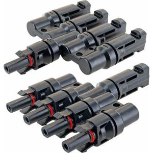 SCHWAIGER SOMC4014 - Solarmodul Zubehör - 2x 4in1 Adapter SCHWAIGER SOMC4014 - Solarmodul Zubehör - 2x 4in1 Adapter