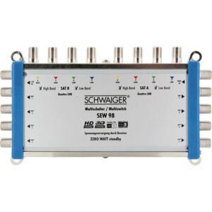 Schwaiger SEW98 531 Satellitmultiplexer - 9 ingångar 8 utgångar Schwaiger SEW98 531 Satellitmultiplexer - 9 ingångar 8 utgångar