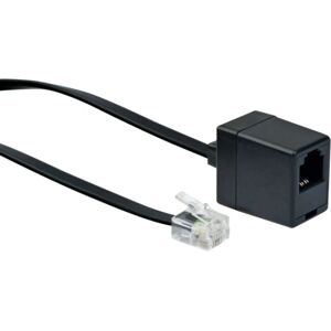 Schwaiger Modell 6,0 m RJ-11 - RJ-11 Kabel - Schwarz Schwaiger Modell 6,0 m RJ-11 - RJ-11 Kabel - Schwarz