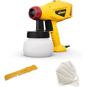 Wagner W 125 Spray Gun for Wood and Metal - Indoor/Outdoor, 5m2, 10 min, Yellow/Black/Red Wagner W 125 Spray Gun for Wood and Metal - Indoor/Outdoor, 5m2, 10 min, Yellow/Black/Red
