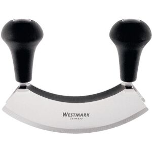 WESTMARK Due - Czarny / Srebrny - Mezzaluna / Wiegemesser / Nóż z 2 ostrzami WESTMARK Due - Czarny / Srebrny - Mezzaluna / Wiegemesser / Nóż z 2 ostrzami