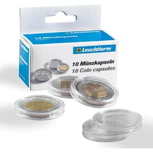 Capsules de pièces Leuchtturm - 36mm, Pack de 10, Taille 30-39mm - Publicité Capsules de pièces Leuchtturm - 36mm, Pack de 10, Taille 30-39mm - Publicité