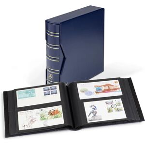 Album Bleu Leuchtturm pour 200 FDCs/Letters - Album - Publicité Album Bleu Leuchtturm pour 200 FDCs/Letters - Album - Publicité
