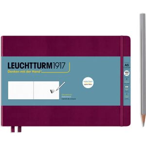 Leuchtturm1917 Carnet de croquis paysage rouge A5 - Cahier - Publicité Leuchtturm1917 Carnet de croquis paysage rouge A5 - Cahier - Publicité