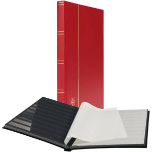 Lighthouse Basic Nicht gepolstertes A4-Stockbuch - 32 schwarze Seiten Rot Lighthouse Basic Nicht gepolstertes A4-Stockbuch - 32 schwarze Seiten Rot
