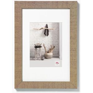 Walther Beige Wooden Picture Frame - Rectangular, 40x50 cm, Biselado Glass Walther Beige Wooden Picture Frame - Rectangular, 40x50 cm, Biselado Glass