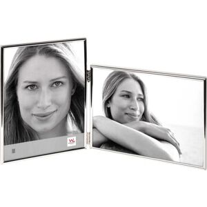 Cornice Fotografica Argento Walther Design - 13x18cm - Per 2 Foto Cornice Fotografica Argento Walther Design - 13x18cm - Per 2 Foto