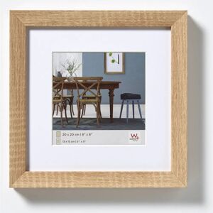 Cornice fotografica Fioriton rovere chiaro 20x20cm - Singola Cornice fotografica Fioriton rovere chiaro 20x20cm - Singola