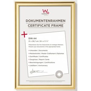 Zlatý rámeček Walther Design KP130G - Dekorativní A4 Zlatý rámeček Walther Design KP130G - Dekorativní A4
