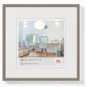 Cadre photo en acier inoxydable Walther Design KV220D - 20x20 cm - Publicité Cadre photo en acier inoxydable Walther Design KV220D - 20x20 cm - Publicité