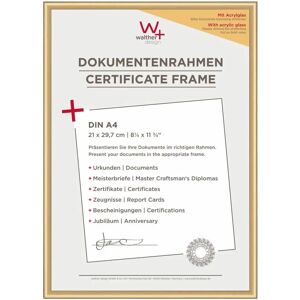 Walther Design KVX130G Gold Picture Frame - Picture Frame Walther Design KVX130G Gold Picture Frame - Picture Frame