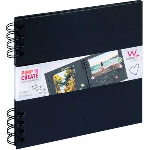 Walther PAC Spiraal Fotoalbum - Zwart 18x18 cm Walther PAC Spiraal Fotoalbum - Zwart 18x18 cm