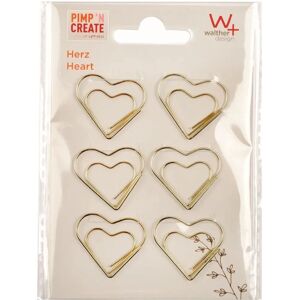 Walther Design Hartvormige metalen paperclip - Papier soort Walther Design Hartvormige metalen paperclip - Papier soort