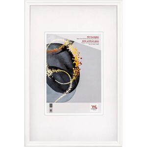 Marco de madera select blanco 13x18 con cristal de arte - Marco de fotos Marco de madera select blanco 13x18 con cristal de arte - Marco de fotos