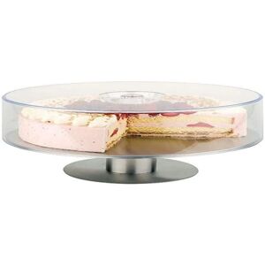 APS Stainless Steel Cake Plate - 30.5cm Diameter - Elegant & Durable APS Stainless Steel Cake Plate - 30.5cm Diameter - Elegant & Durable