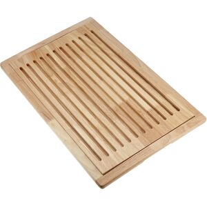 Tabla de cortar pan de madera de caucho APS - 60x40cm, con bandeja de migas Tabla de cortar pan de madera de caucho APS - 60x40cm, con bandeja de migas