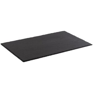 Placa de pizarra negra APS - Rectangular natural 53x32,5 cm Placa de pizarra negra APS - Rectangular natural 53x32,5 cm