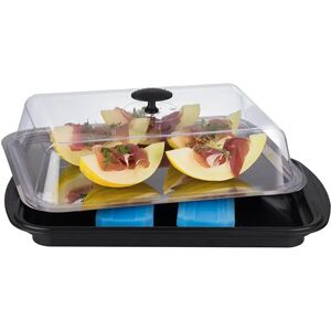 APS Thermo Tablett - Rechteckiger Kühlbehälter, Schwarz & Transparent APS Thermo Tablett - Rechteckiger Kühlbehälter, Schwarz & Transparent