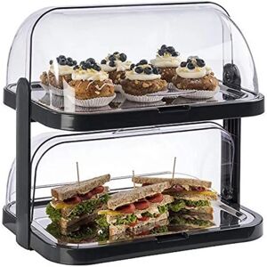 APS Doppeldecker - fekete - büfévitrin APS Doppeldecker - fekete - büfévitrin