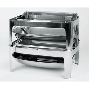 Elite rostfritt stål chafing dish - 9L, roll-top lock, diskmaskinvänlig Elite rostfritt stål chafing dish - 9L, roll-top lock, diskmaskinvänlig