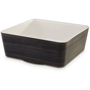 Paderno 44475-27 Bol à salade - Melamine Rectangle 3,5L Marron & Blanc - Publicité Paderno 44475-27 Bol à salade - Melamine Rectangle 3,5L Marron & Blanc - Publicité