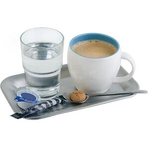 APS Stainless Steel Food Service Tray Set of 60 - Rectangle APS Stainless Steel Food Service Tray Set of 60 - Rectangle