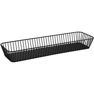 APS Urban Bread Basket - Metal, Black - 53x16.2x7.5cm - Bread, Fruit, Vegetable Holder APS Urban Bread Basket - Metal, Black - 53x16.2x7.5cm - Bread, Fruit, Vegetable Holder