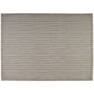 Posavasos rectangular blanco de PVC de APS - 6 piezas Posavasos rectangular blanco de PVC de APS - 6 piezas