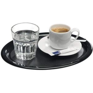 Lot de 3 plateaux ovales en mélamine KAFFEEHAUS - Publicité Lot de 3 plateaux ovales en mélamine KAFFEEHAUS - Publicité