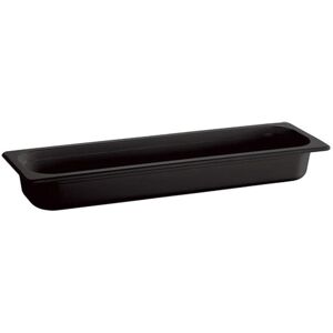 Recipiente de melamina APS GN 2/4 - 4,3L - 53x16,2cm - Negro Recipiente de melamina APS GN 2/4 - 4,3L - 53x16,2cm - Negro
