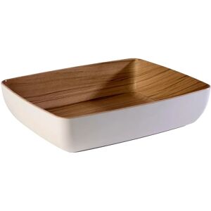 APS Model GN 1/2 Melamin Salad Bowl - Trælook og Hvid APS Model GN 1/2 Melamin Salad Bowl - Trælook og Hvid